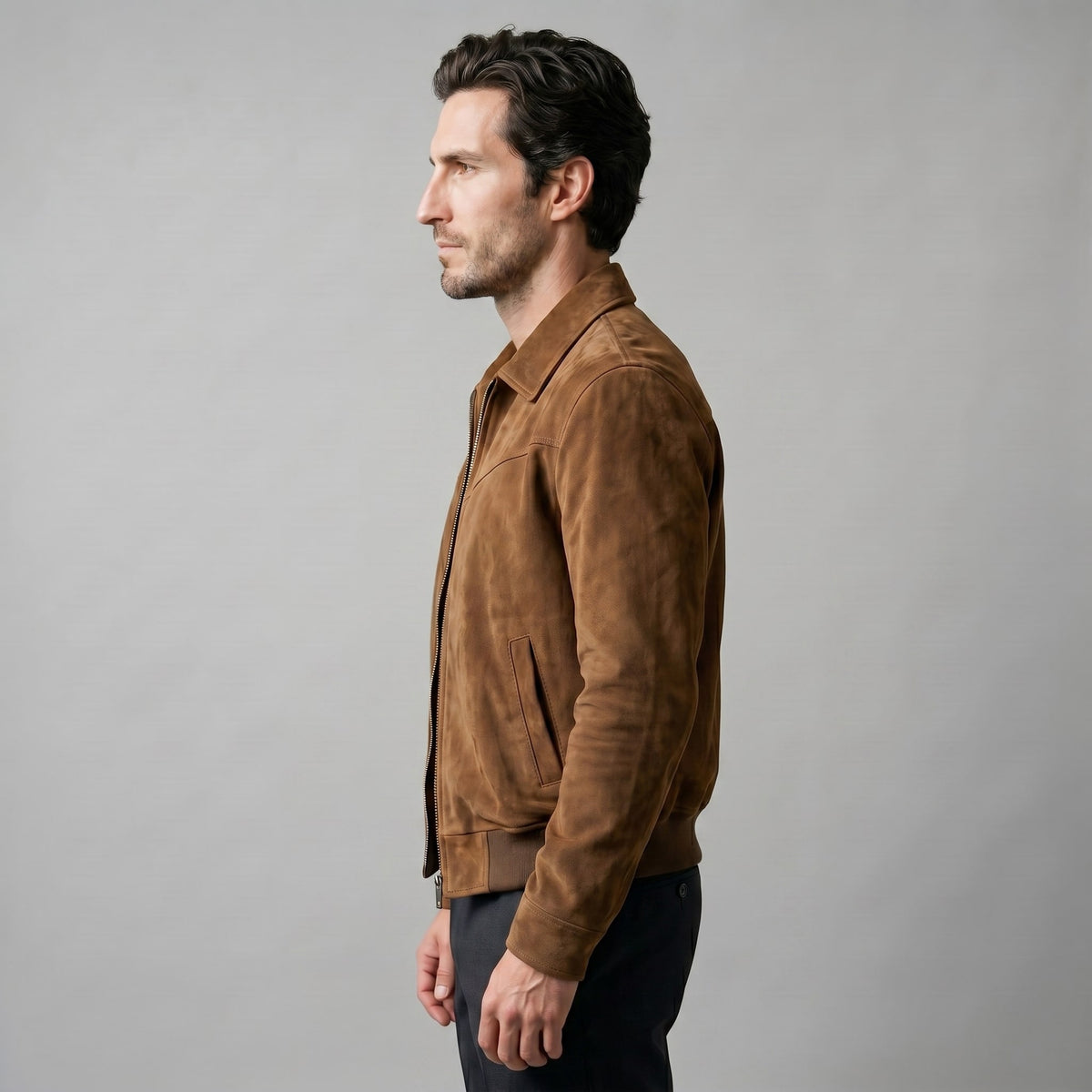Jennings Suede Harrington Jacket_8
