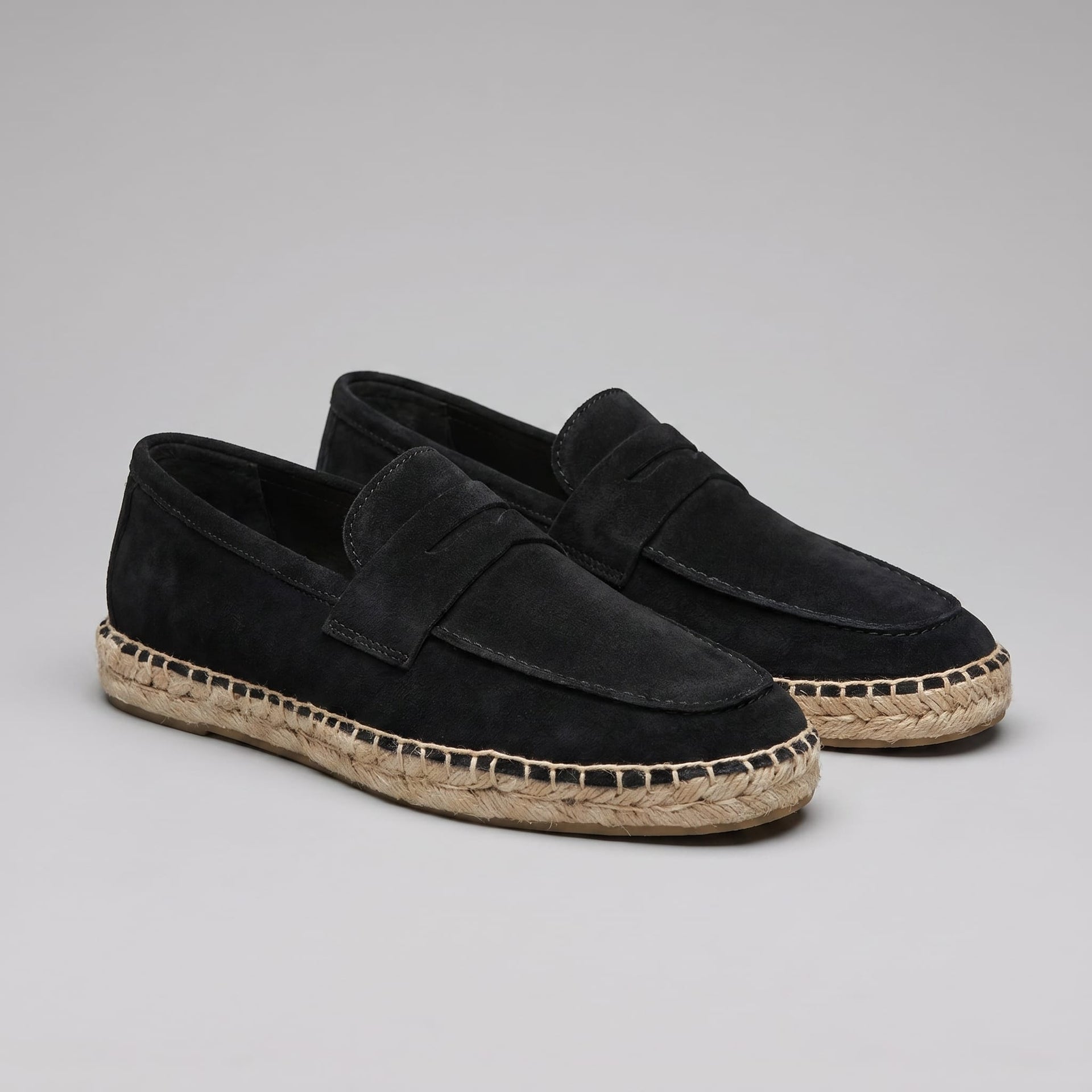 Torrance Suede Espadrille Loafers
