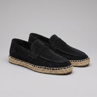 Torrance Suede Espadrille Loafers