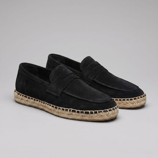 Torrance Suede Espadrille Loafers_1