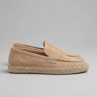 Torrance Suede Espadrille Loafers