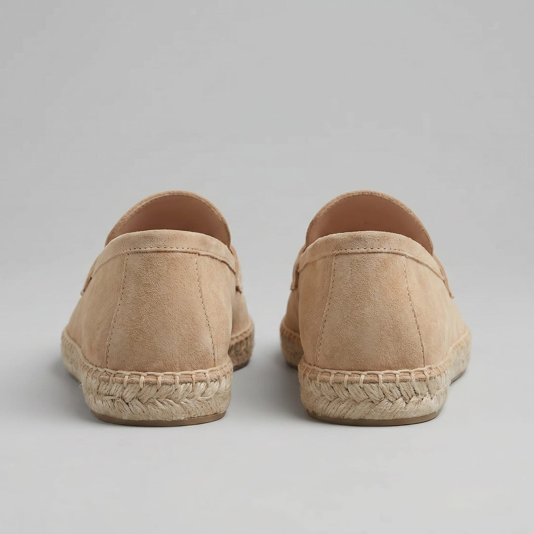 Torrance Suede Espadrille Loafers