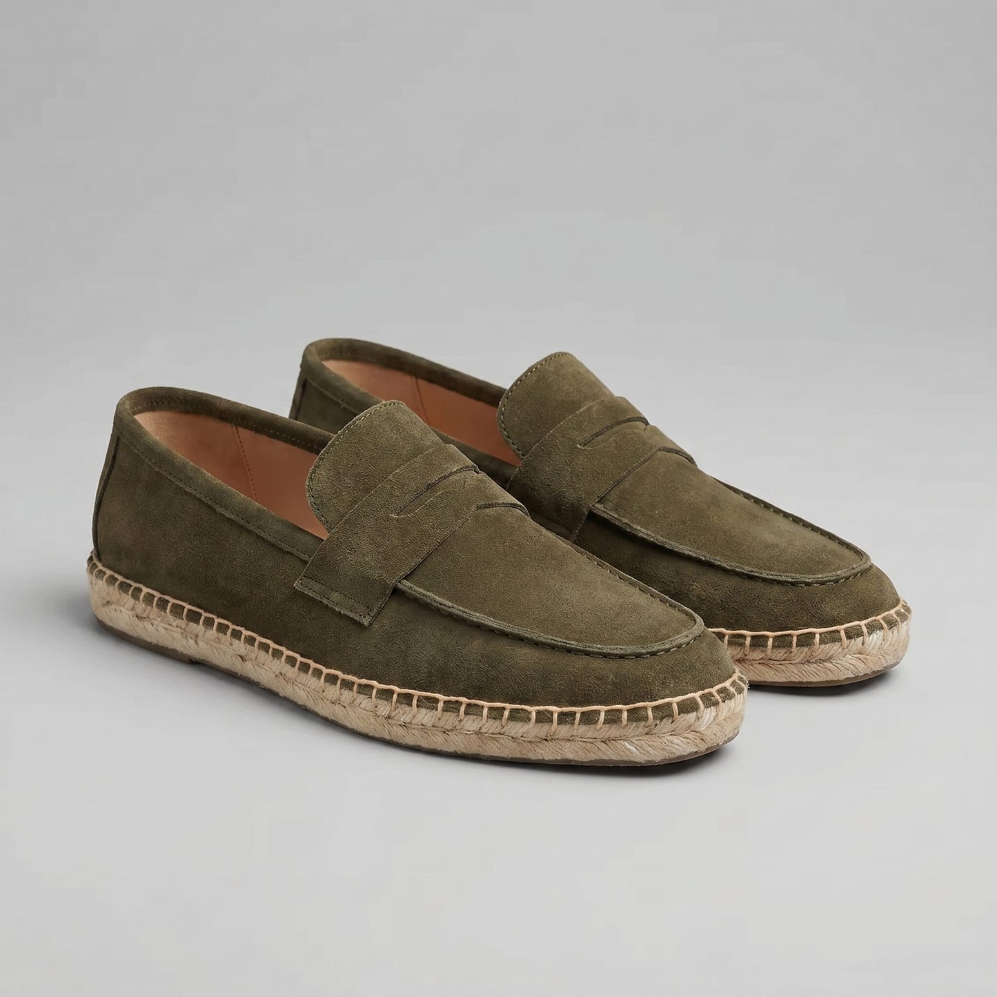 Torrance Suede Espadrille Loafers_16
