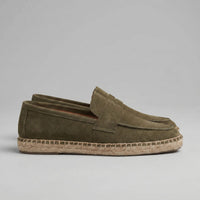Torrance Suede Espadrille Loafers