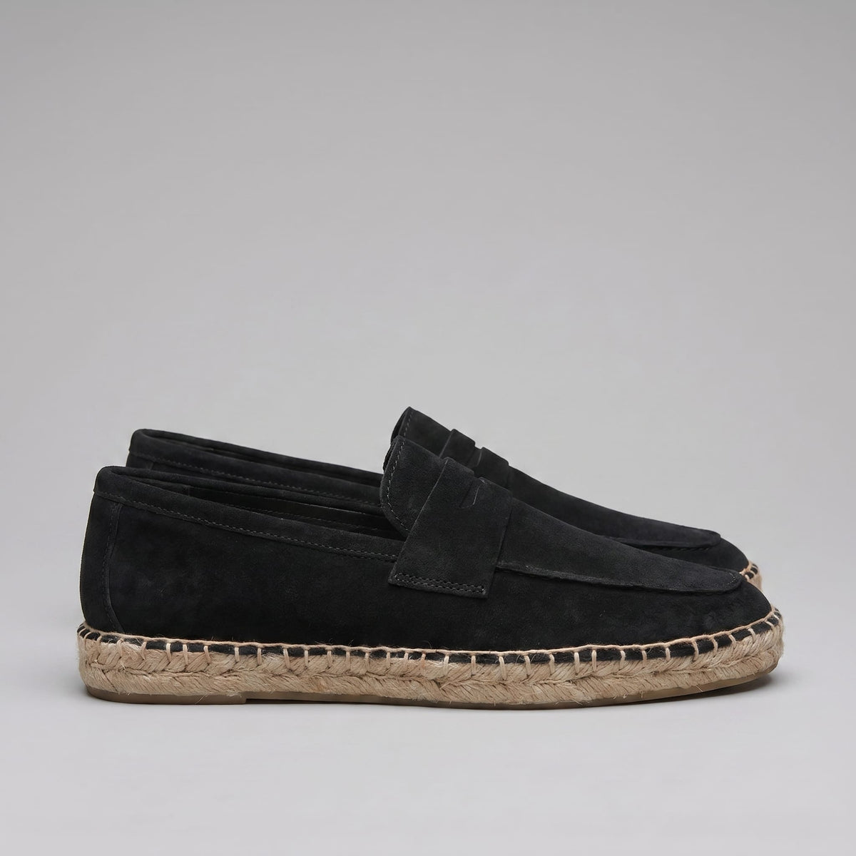 Torrance Suede Espadrille Loafers