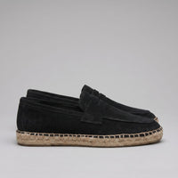 Torrance Suede Espadrille Loafers