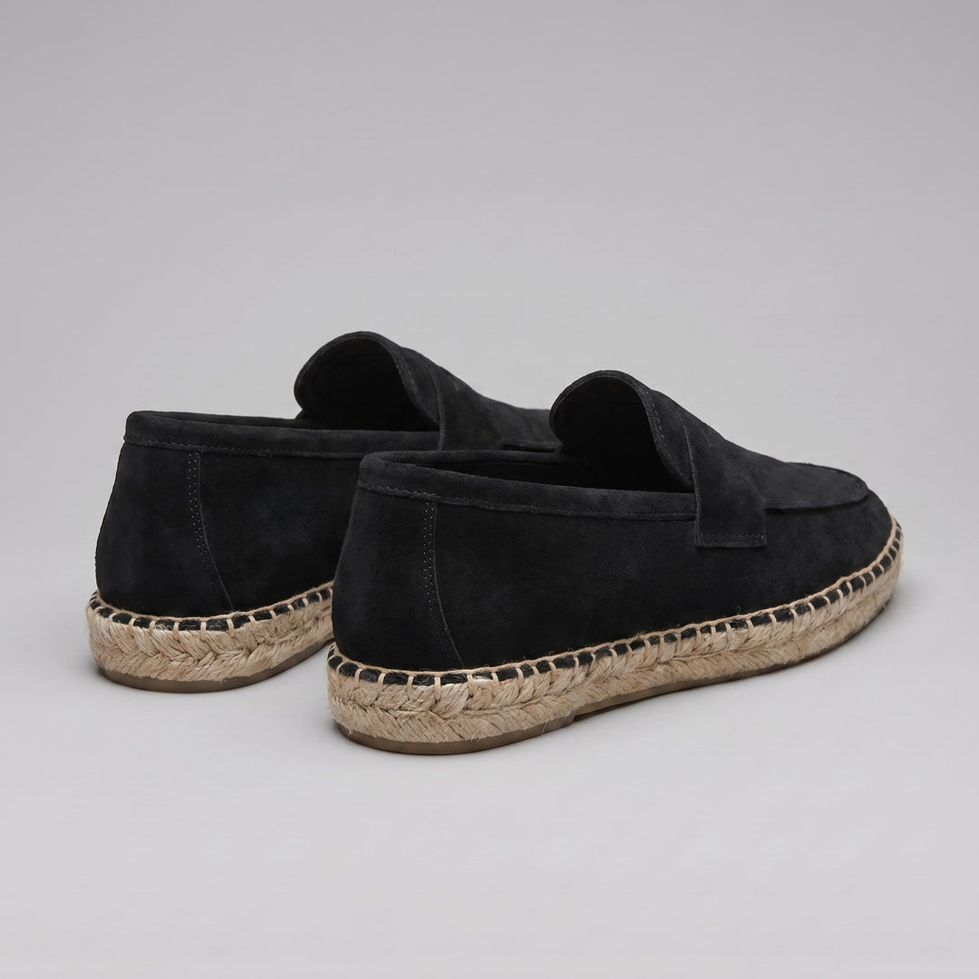 Torrance Suede Espadrille Loafers