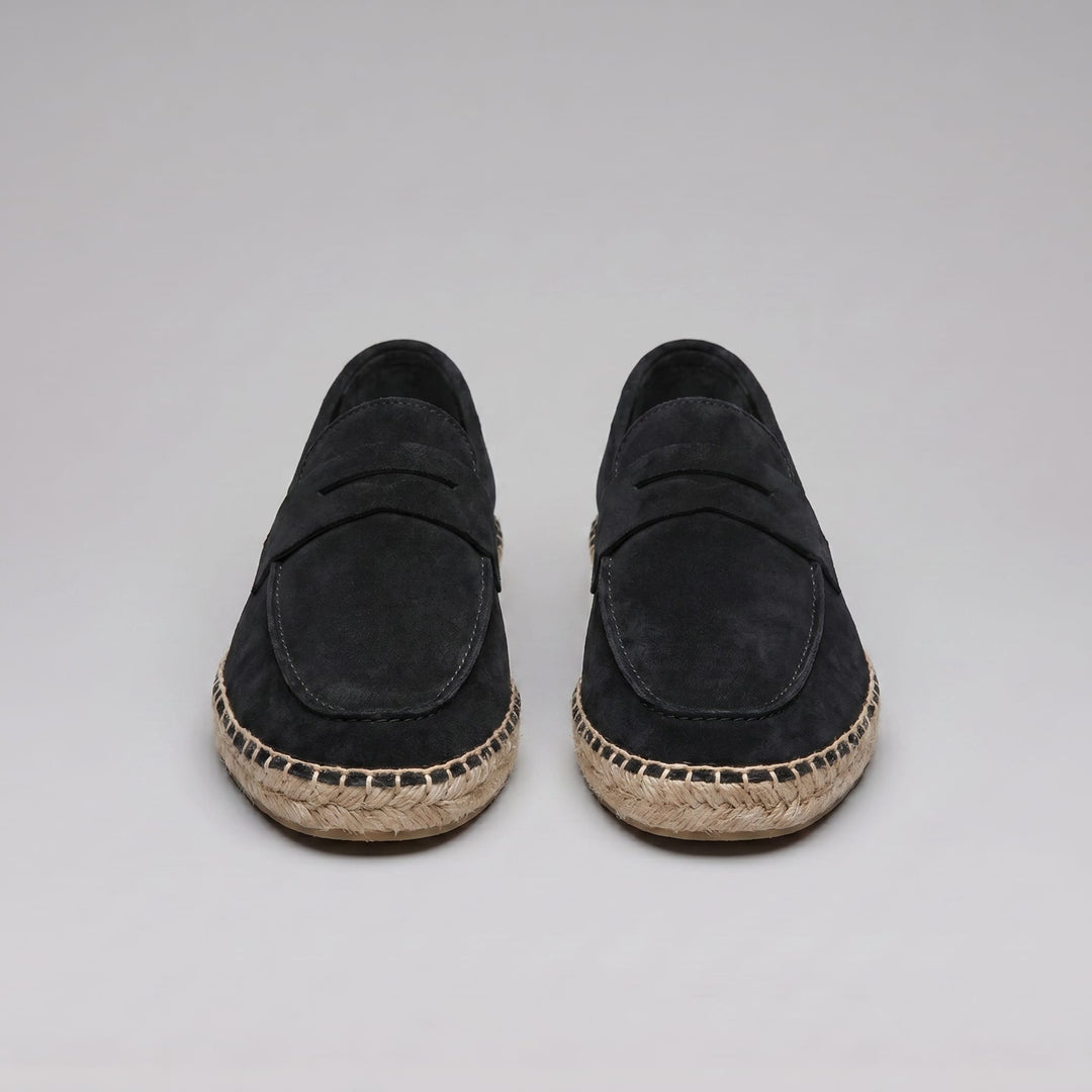 Torrance Suede Espadrille Loafers