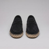 Torrance Suede Espadrille Loafers