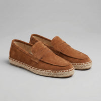 Torrance Suede Espadrille Loafers
