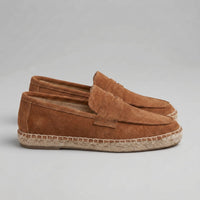 Torrance Suede Espadrille Loafers