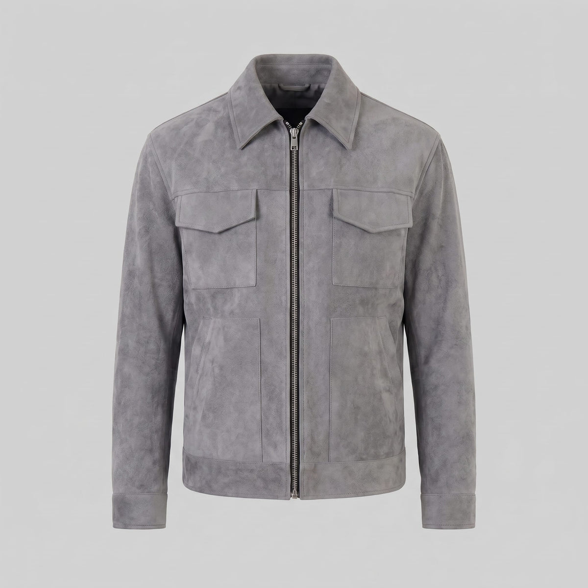 Jerome Suede Trucker Jacket_2