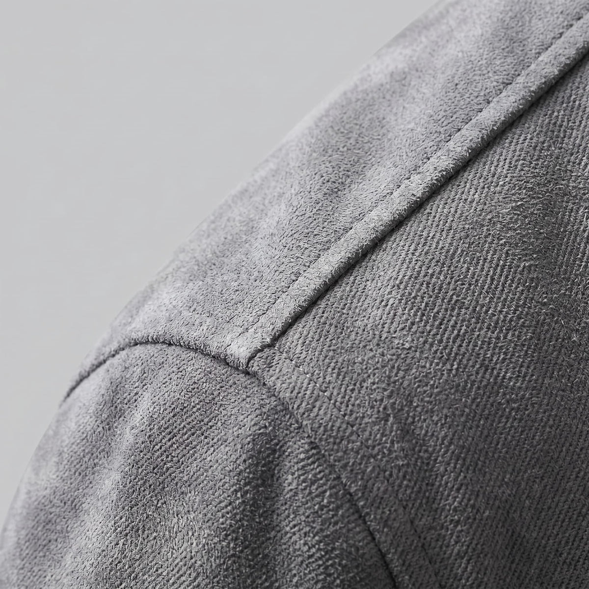 Jerome Suede Trucker Jacket