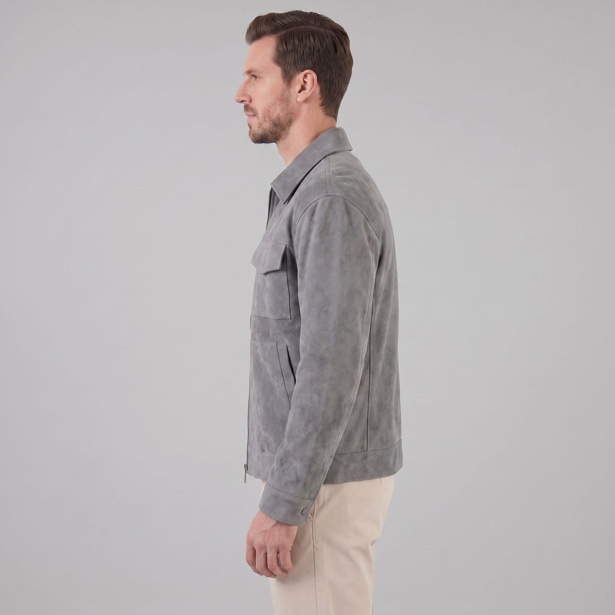 Jerome Suede Trucker Jacket_6