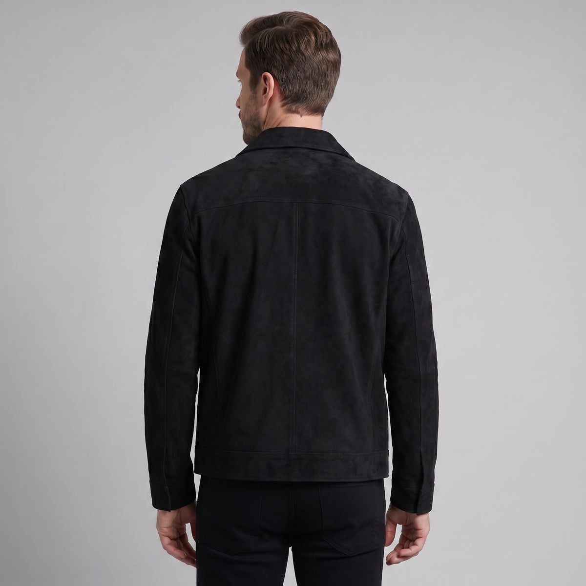 Jerome Suede Trucker Jacket_9