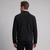 Jerome Suede Trucker Jacket