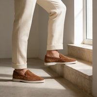 Randall Suede Slip On Loafers