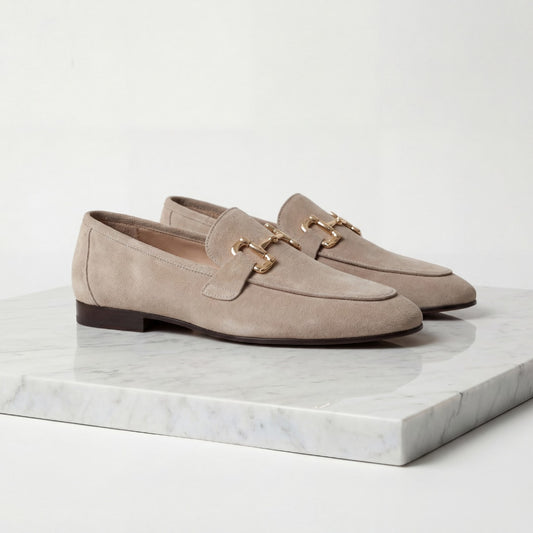 Pomeroy Suede Horsebit Loafers_1