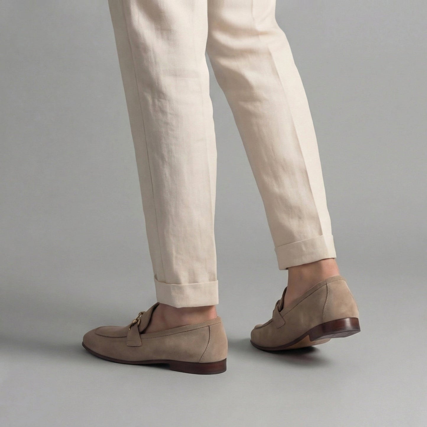 Pomeroy Suede Horsebit Loafers_4