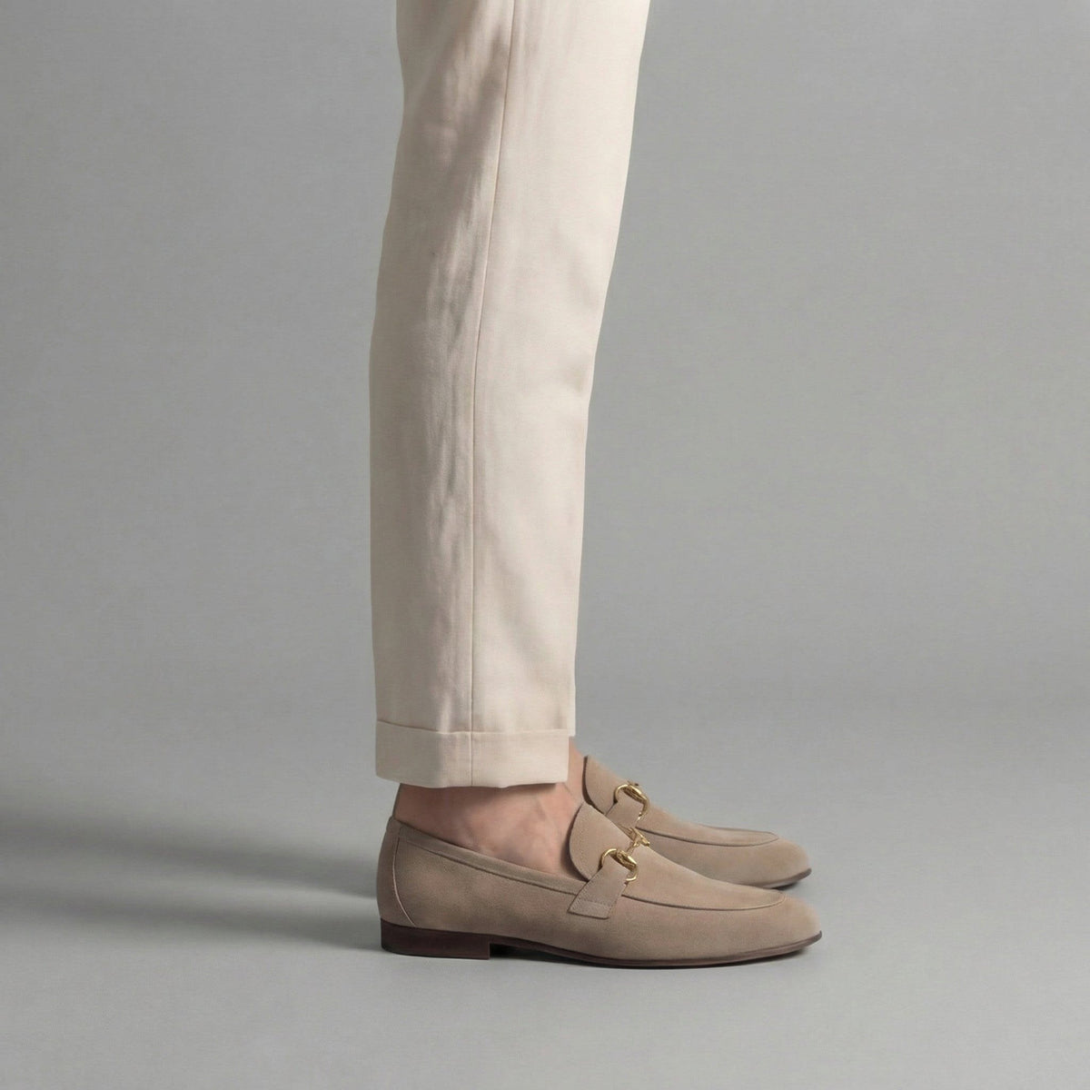 Pomeroy Suede Horsebit Loafers