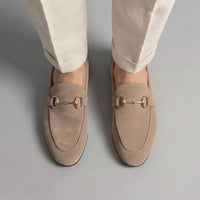 Pomeroy Suede Horsebit Loafers