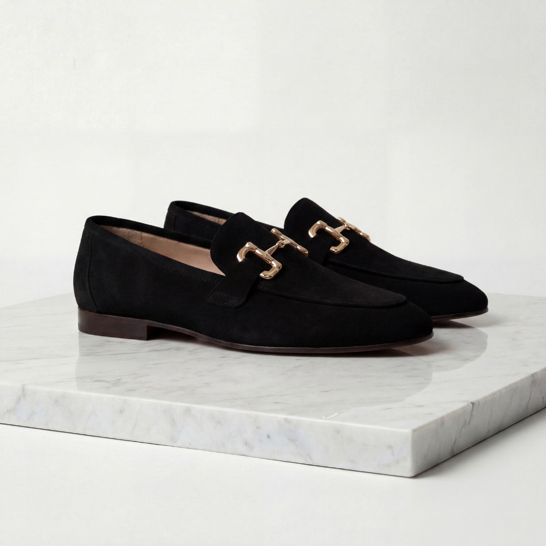 Pomeroy Suede Horsebit Loafers_8