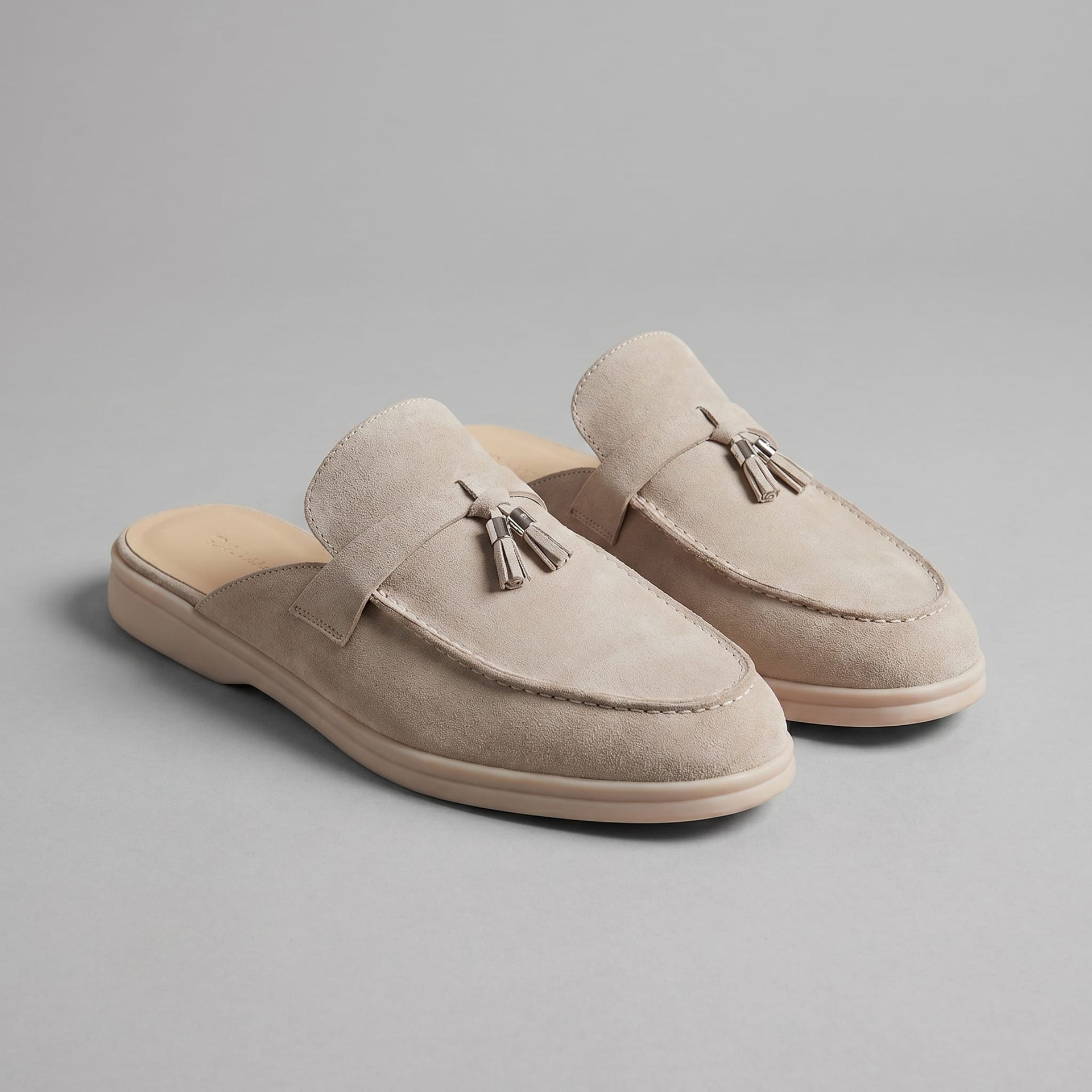 Prewitt Suede Tassel Mule Loafers