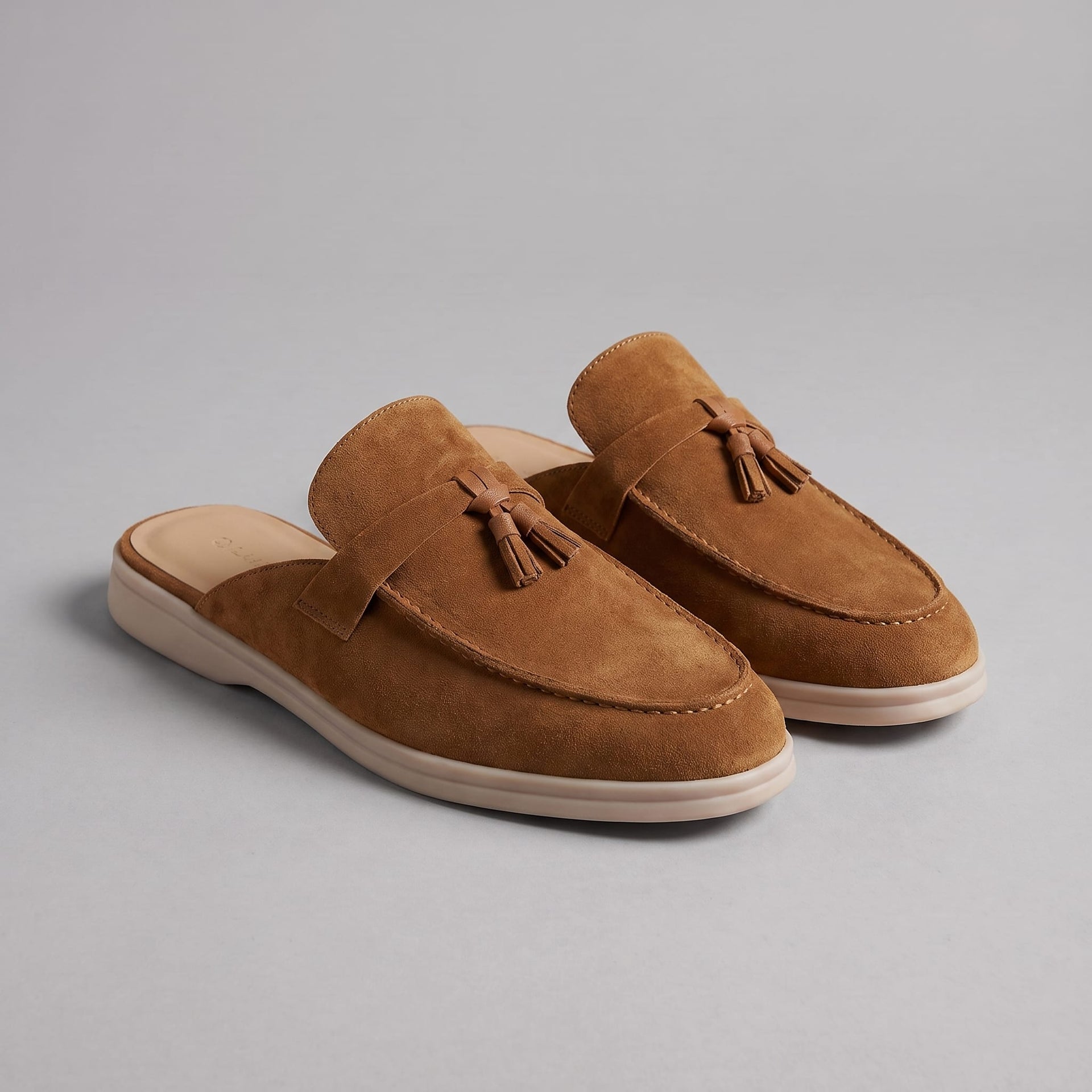 Prewitt Suede Tassel Mule Loafers
