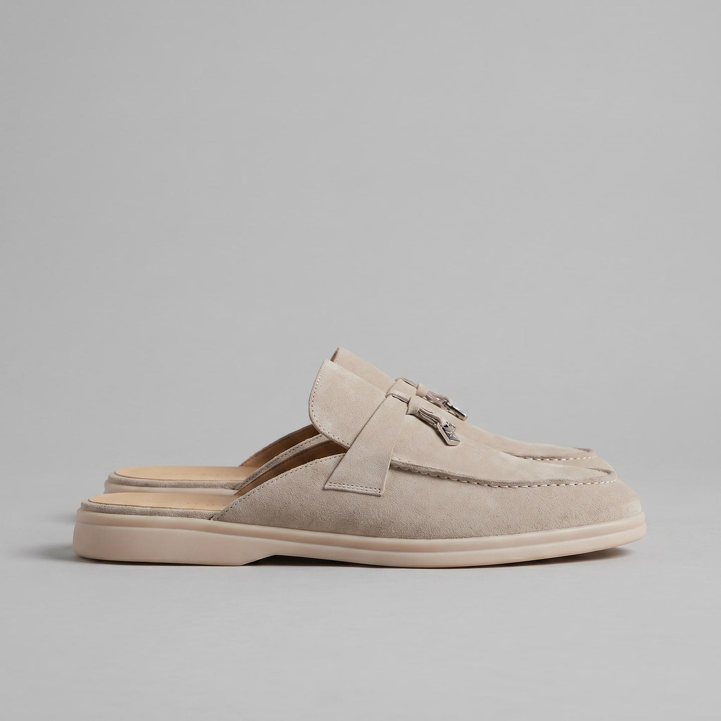 Prewitt Suede Tassel Mule Loafers_2