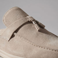 Prewitt Suede Tassel Mule Loafers