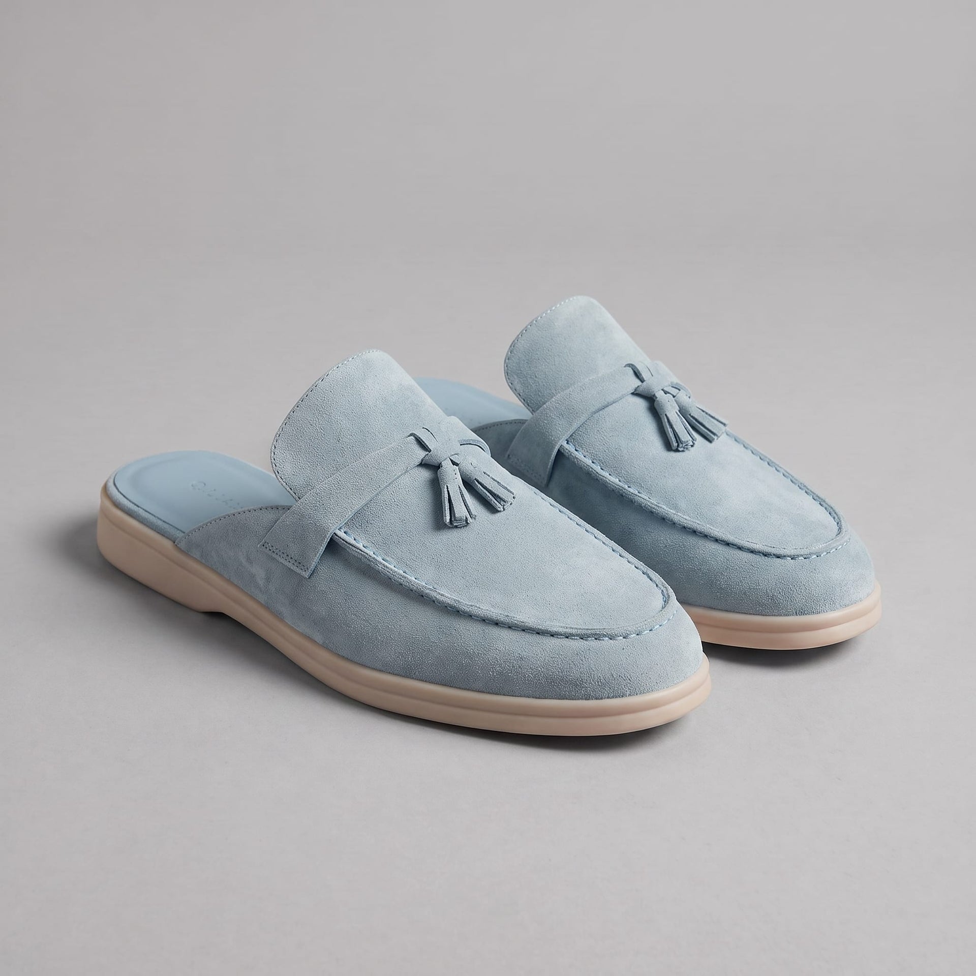 Prewitt Suede Tassel Mule Loafers
