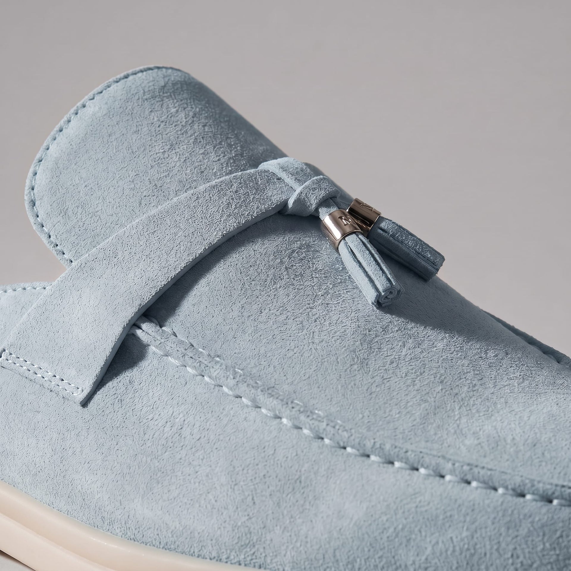 Prewitt Suede Tassel Mule Loafers