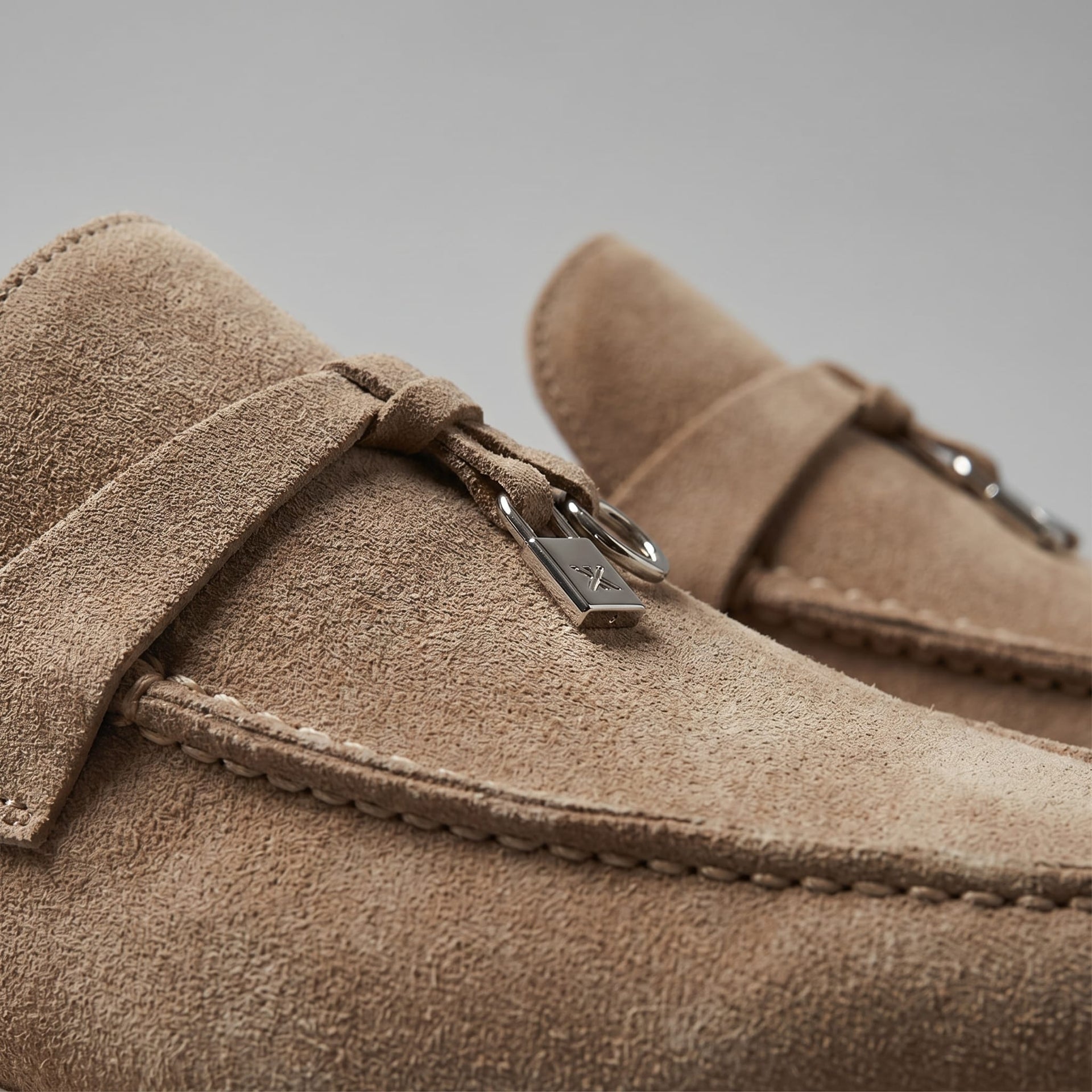 Quimby Suede Metal Tassel Loafers