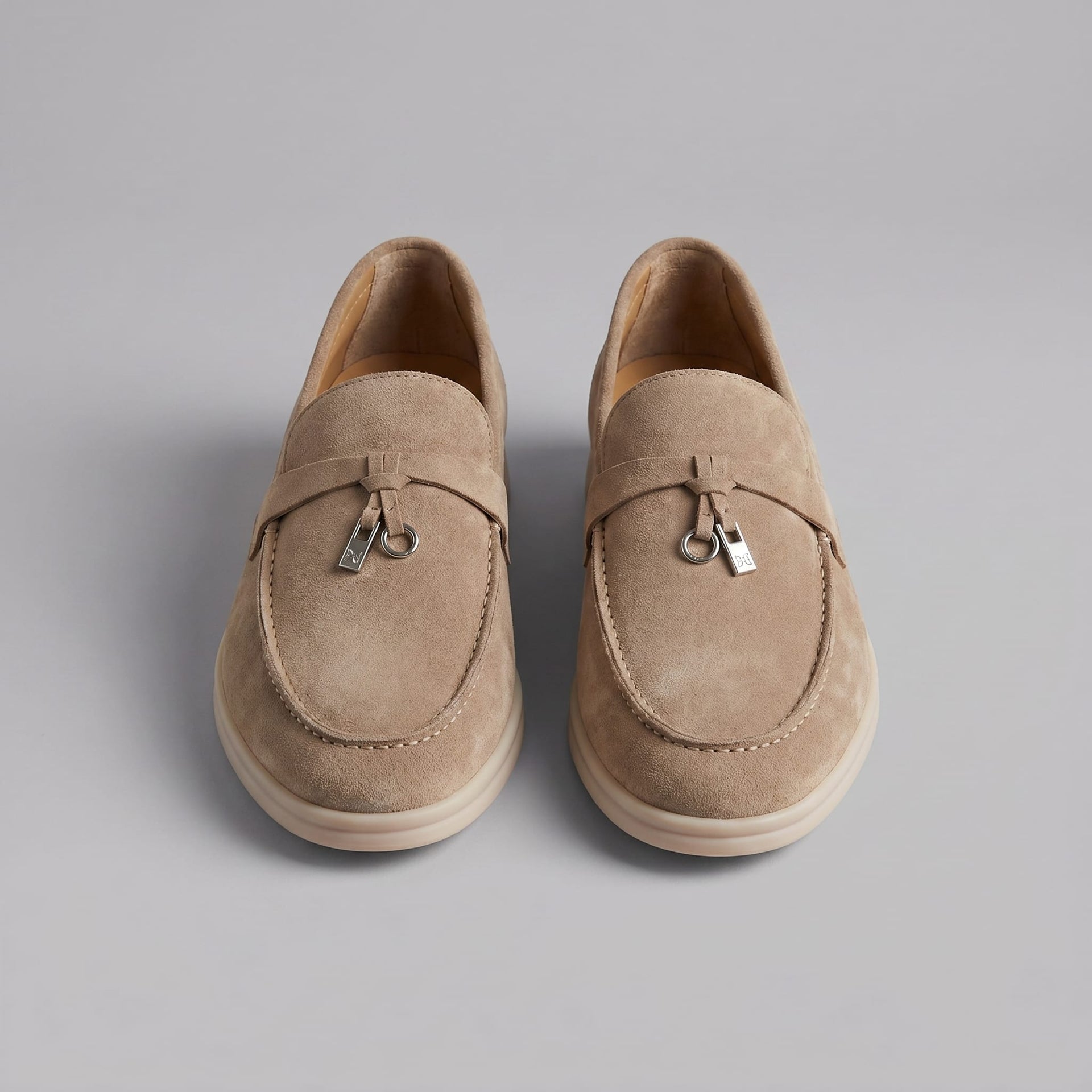 Quimby Suede Metal Tassel Loafers