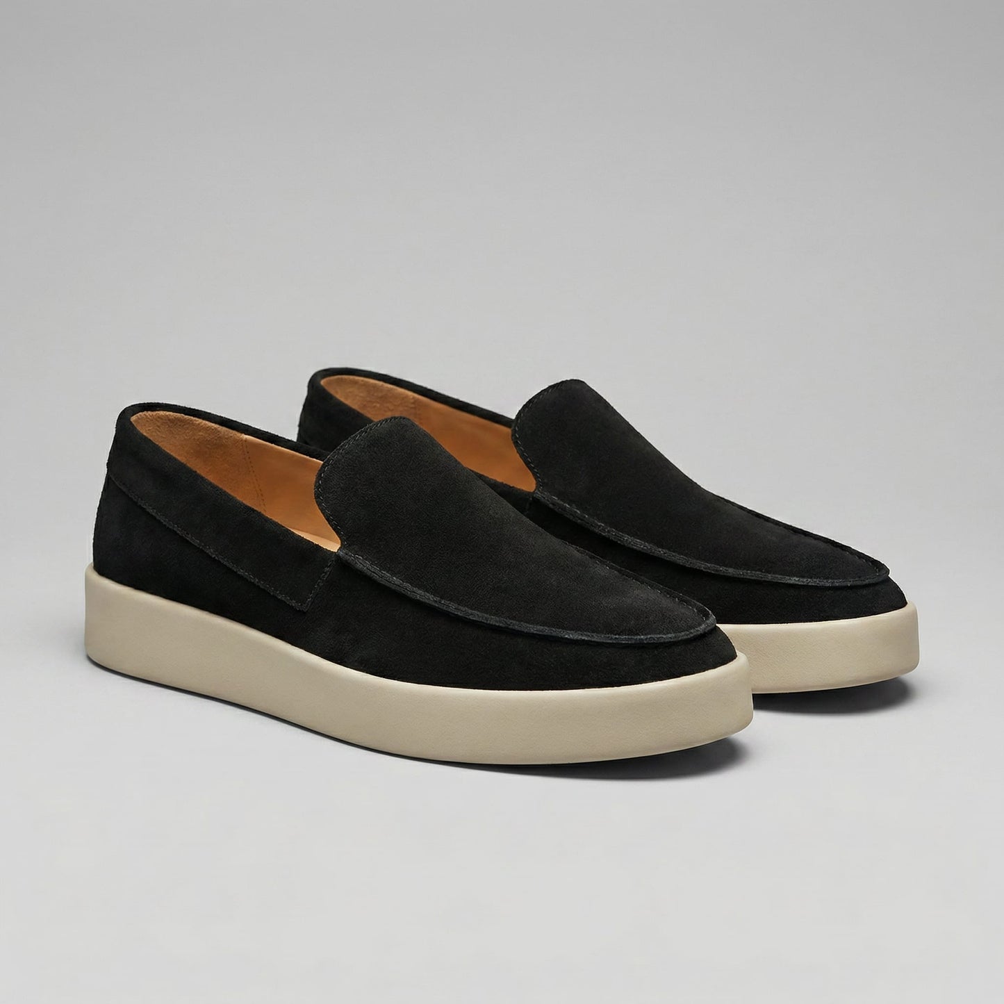 Peyton Suede Moc Toe Loafers_1