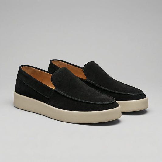 Peyton Suede Moc Toe Loafers_1