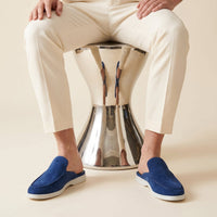 Westbrook Suede Loafer Mules