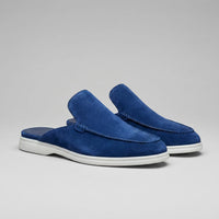 Westbrook Suede Loafer Mules