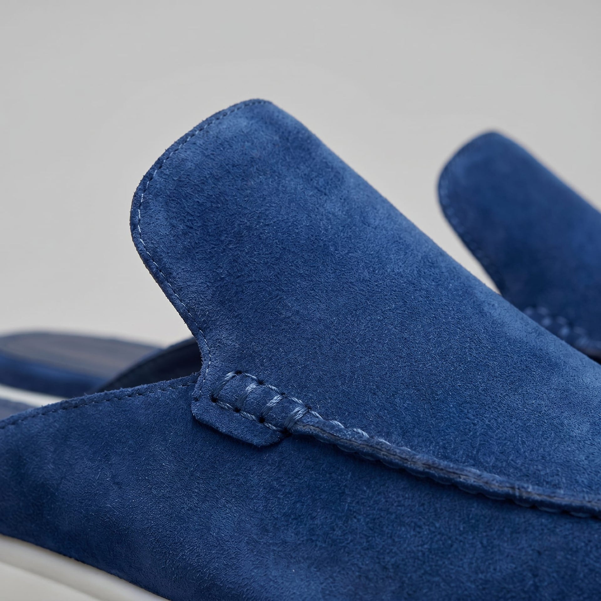 Westbrook Suede Loafer Mules