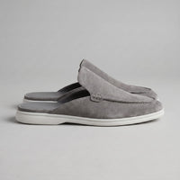 Westbrook Suede Loafer Mules
