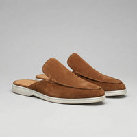 Westbrook Suede Loafer Mules
