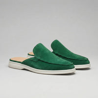 Westbrook Suede Loafer Mules