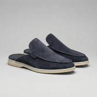 Westbrook Suede Loafer Mules