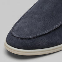 Westbrook Suede Loafer Mules