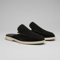 Westbrook Suede Loafer Mules