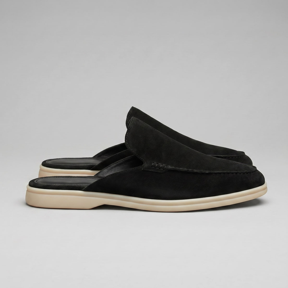 Westbrook Suede Loafer Mules
