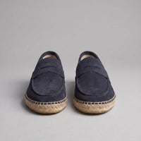 Rainier Suede Penny Espadrille Loafers