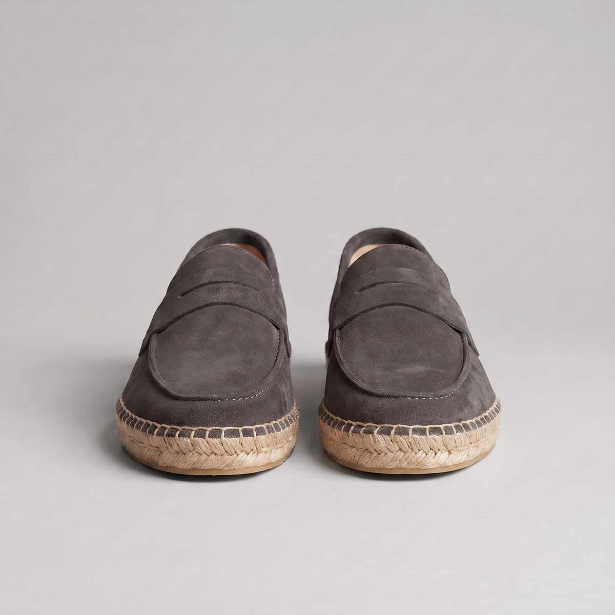 Rainier Suede Penny Espadrille Loafers