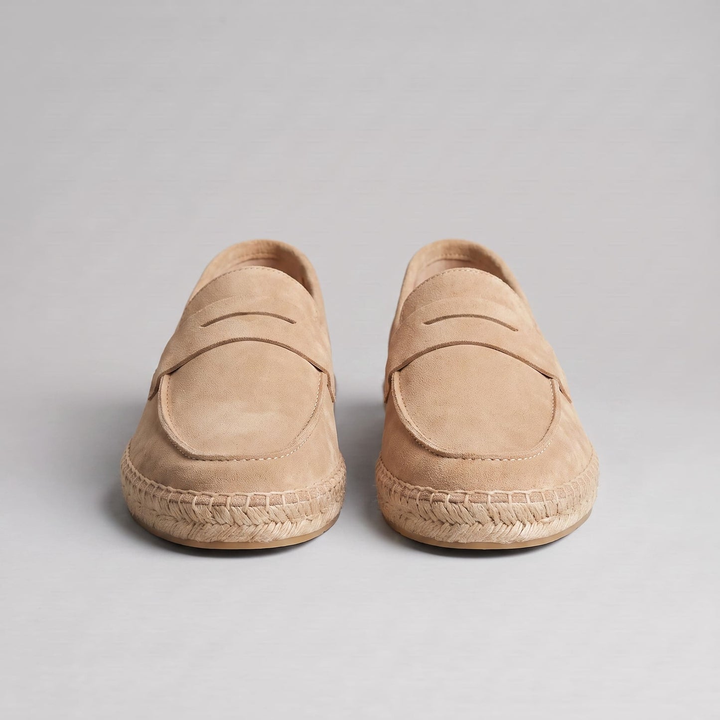 Rainier Suede Penny Espadrille Loafers_20