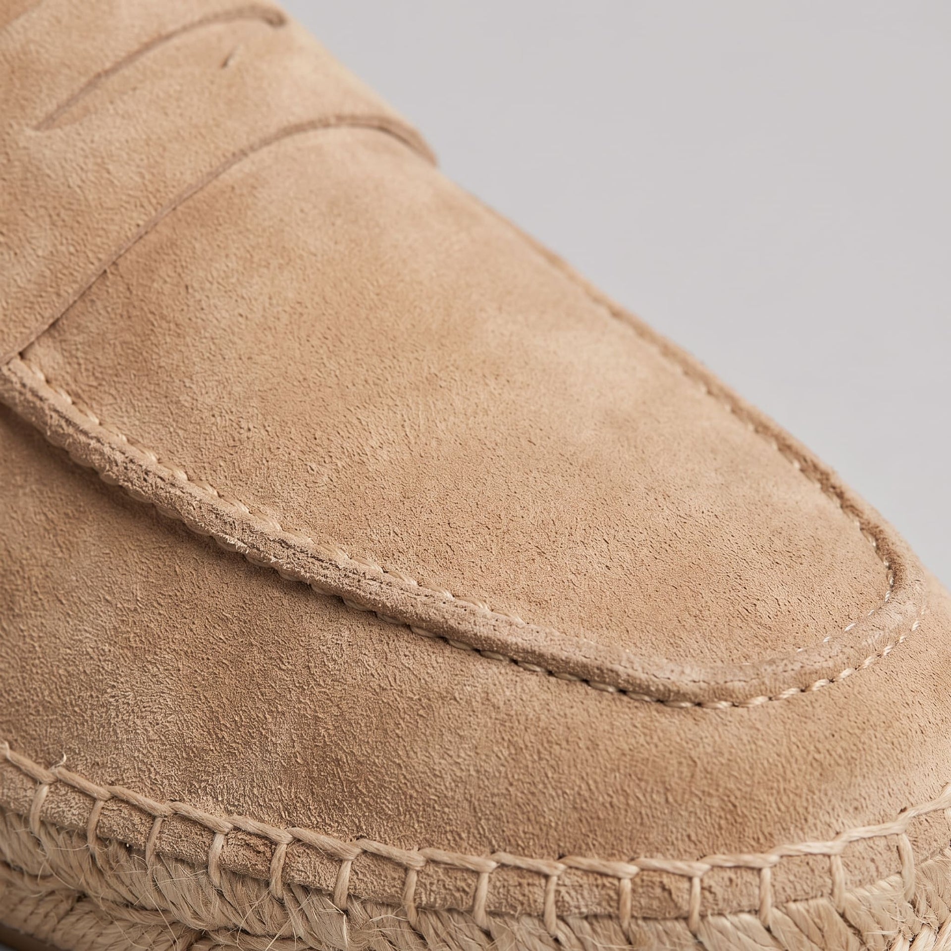 Rainier Suede Penny Espadrille Loafers